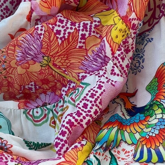 Johnny Was California PAULA TIERED MINI DRESS Size XXL - Picture 11 of 14